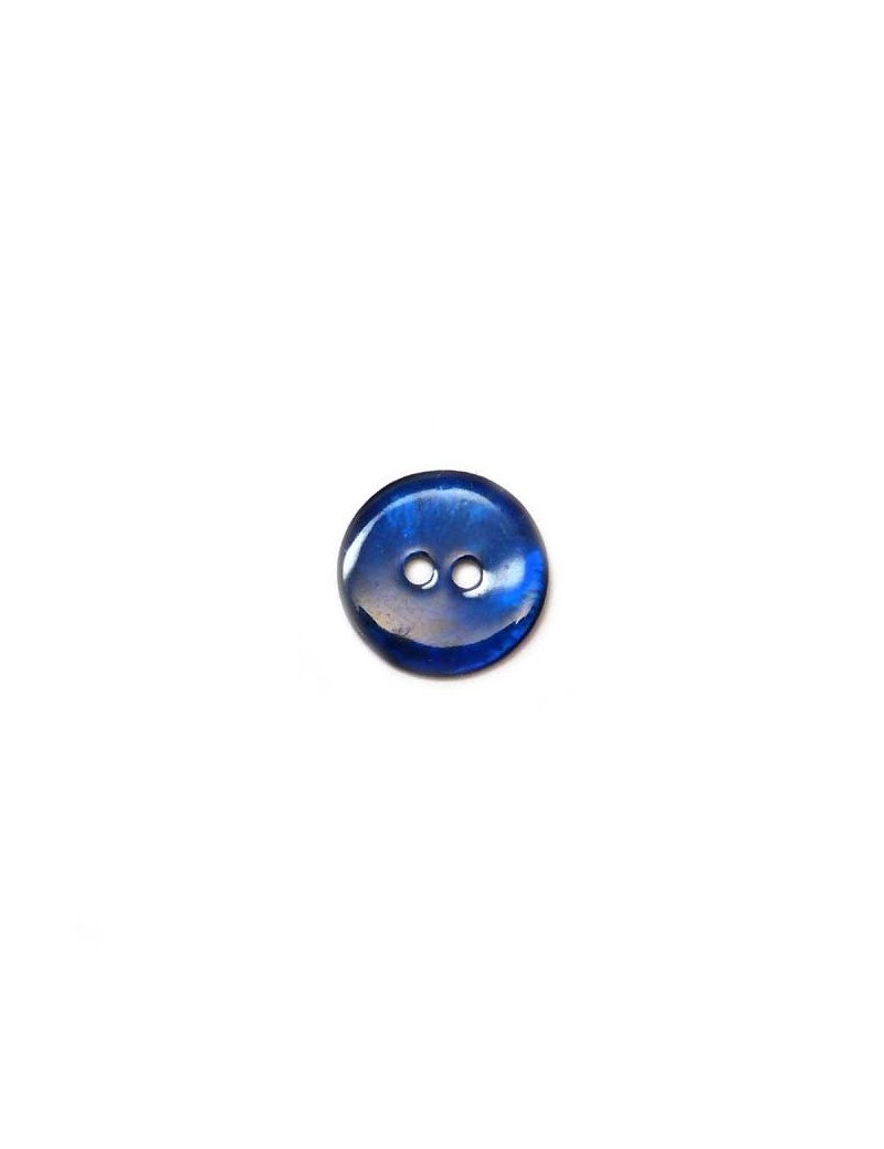 Bouton en nacre bleu marine 18 mm Bouton en nacre bleu marine 18 mm