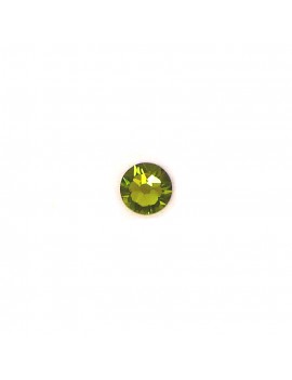 Strass plat 6,50 mm olivine...