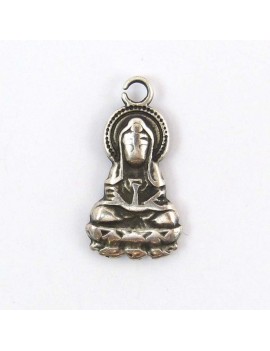 Bouddha assis argent...