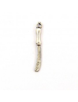 Couteau argent vieilli 3x26 mm