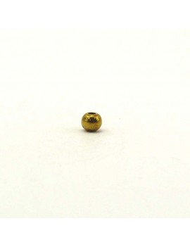 Perle lisse bronze 4 mm