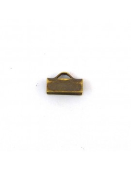 Serre-fils plat 10 mm bronze