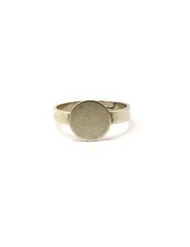 Bague plateau 10 mm argent...