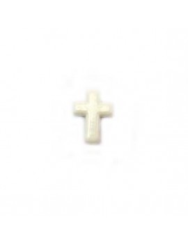 Croix en résine 12x15 mm blanc