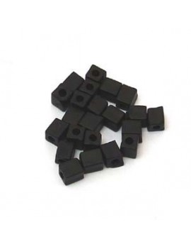 Cubes Miyuki 4 mm noir mat...