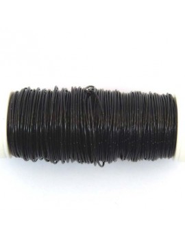 Fils de cuivre 0,5 mm noir...