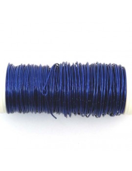 Fils de cuivre 0,5 mm bleu...