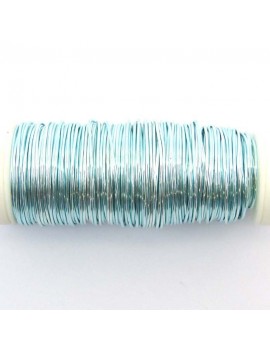 Fils de cuivre 0.5 mm bleu...