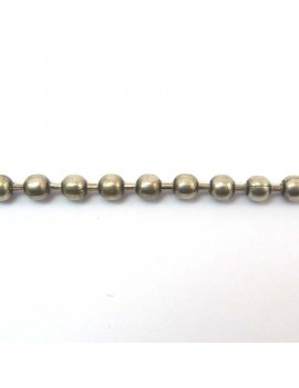 Chaine boule 4,5 mm argent...