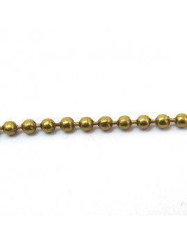 Chaine boule 3,2 mm bronze...