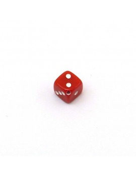 Dés 8x8 mm rouge