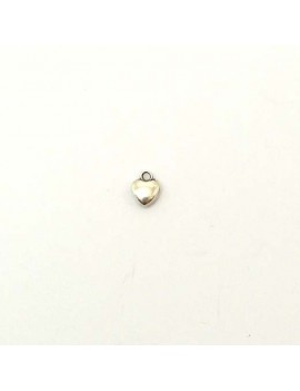 Petit coeur 4x6 mm argent...