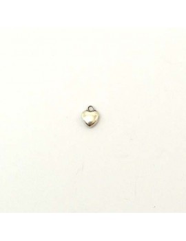 Petit coeur 4x6 mm argent...