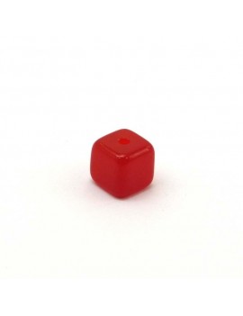 Cube 8x8 mm rouge