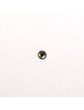 Strass plat 2mm black...