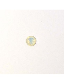 Strass plat 4 mm white opal...