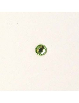 Strass plat 3 mm peridot...