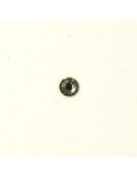 Strass plat 3 mm black...