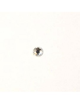 Strass plat 3 mm cristal...