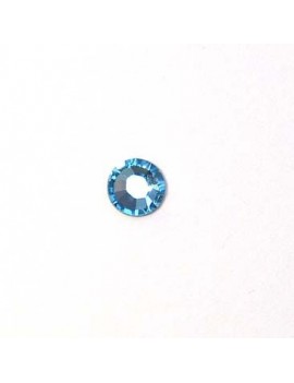 Strass plat 4 mm aquamarine...