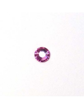 Strass plat 4 mm fushia...