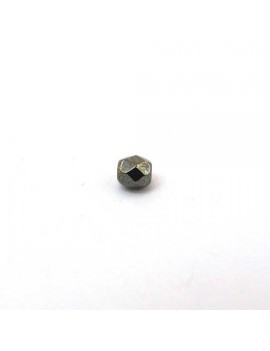 Perle à facettes hématite 4 mm