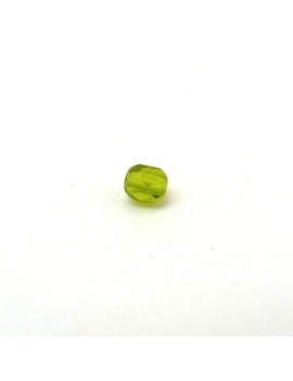 Perle à facettes olive 4 mm