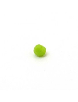 Perle à facettes vert pomme...