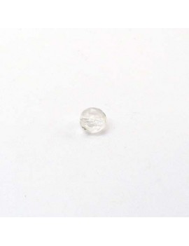 Perle à facettes cristal 6 mm