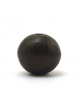 Perle bois noir 20 mm