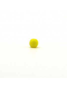 Perle ronde jaune 4 mm
