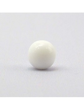 Perle ronde blanche 10 mm