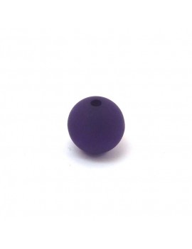 Perle polaris mat 14 mm violet
