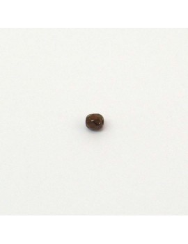 Perle à facettes bronze 3 mm