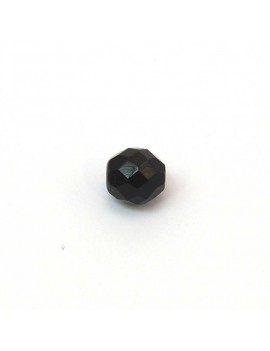 Perle à facettes noir 10 mm