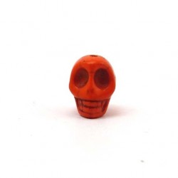Perle tête de mort 12 mm...