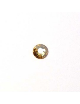 Strass plat 4 mm golden...