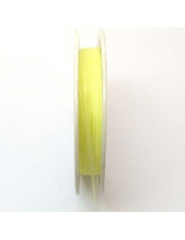 Ruban organdi 3 mm jaune...