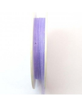 Ruban organdi 3 mm violet -...