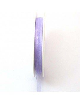 Ruban organdi 6 mm violet -...