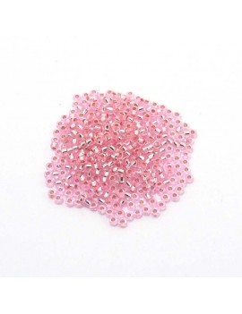 Rocailles 9/0 - 2,5 mm rose...