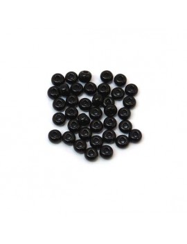 Rocailles 4/0 - 5 mm noir -...