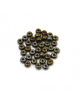 Rocailles 4/0 - 5 mm bronze...