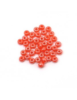 Rocailles 4/0 - 5 mm orange...