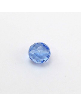 Perle à facettes bleuet 12 mm