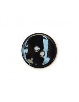 Bouton en nacre noir 18 mm