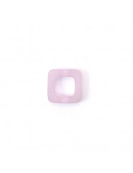 Perle polaris mat carré 12 mm parme