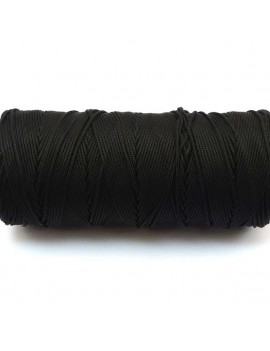 Cordon polyester 1 mm noir...