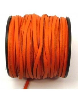 Daim 3 mm orange imitation...