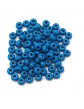 Rocailles 4/0 - 5 mm bleu...